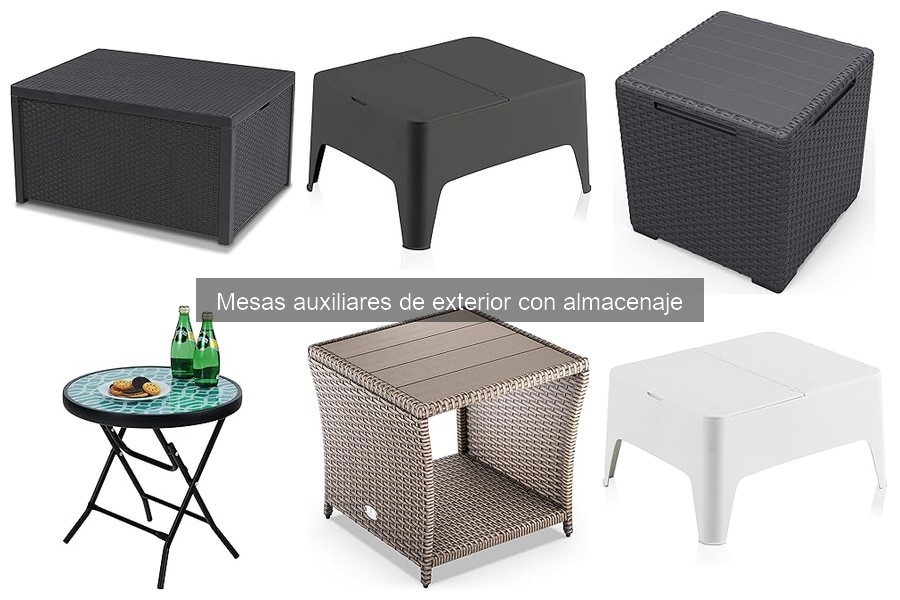 Ventajas de Mesas Auxiliares de Exterior con Almacenaje