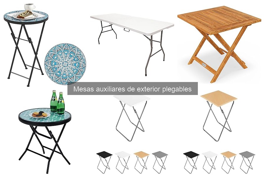 Ventajas de Mesas Auxiliares Plegables para Exteriores