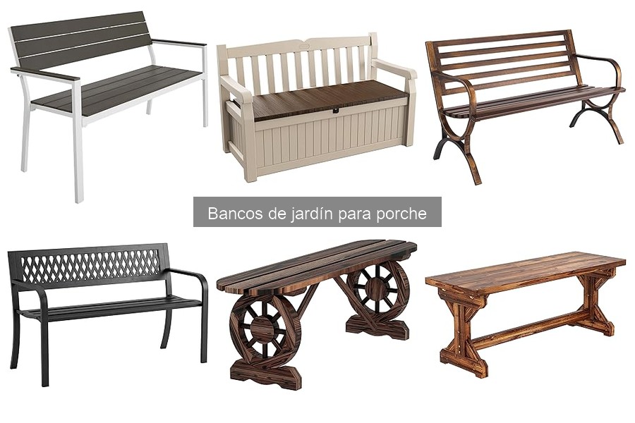 Ventajas de tener un banco de jardín en el porche