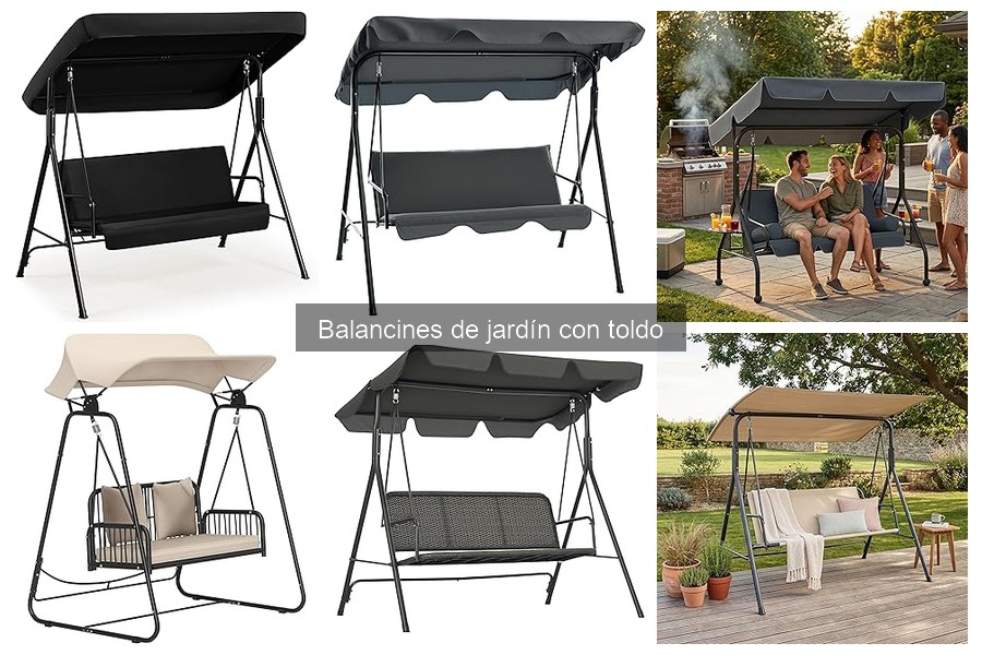 Ventajas de un balancín de jardín con toldo para tu relax