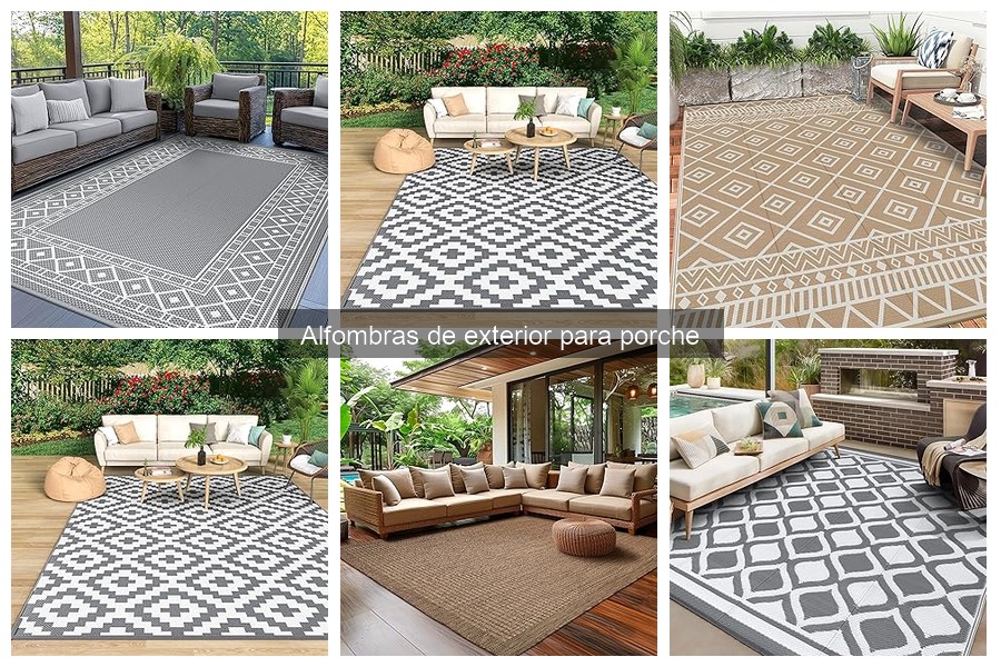 Ventajas de usar alfombras de exterior en tu porche