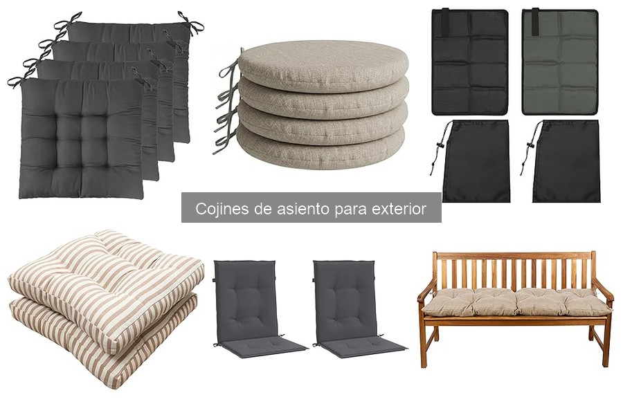 Ventajas de usar cojines de asiento en exteriores