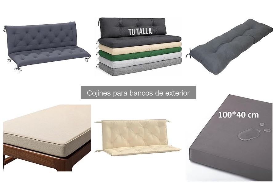 Ventajas de usar cojines para bancos de exterior