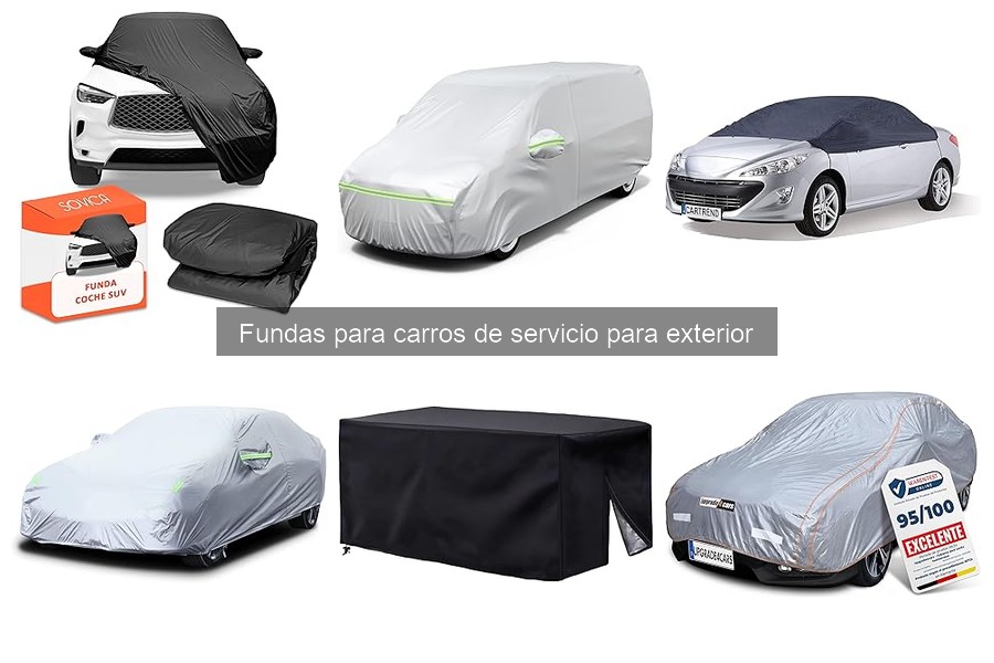 Ventajas de usar fundas para carros de servicio en exterior
