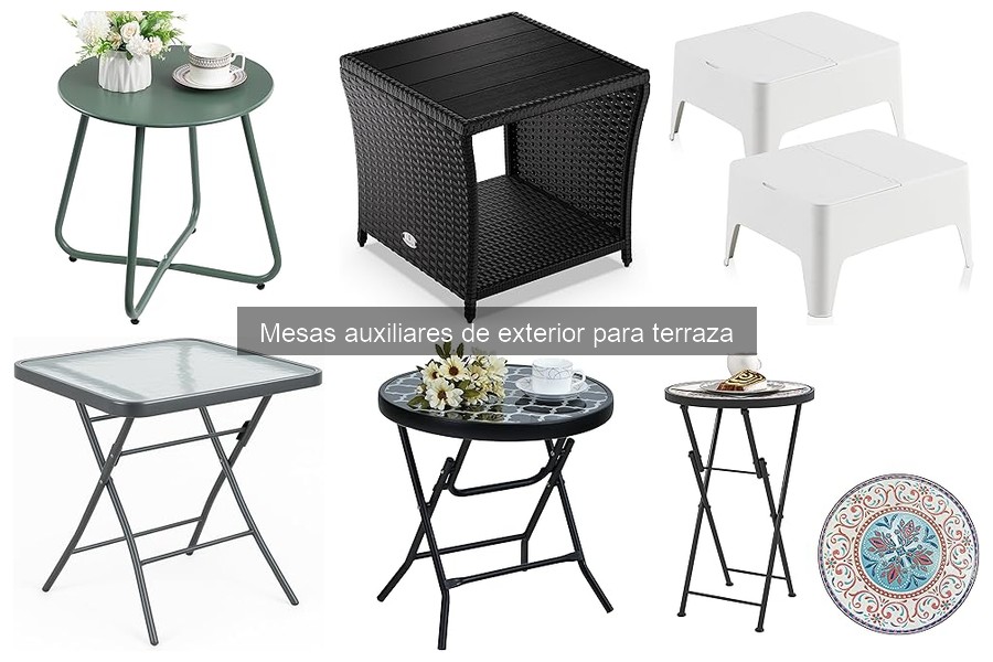 Ventajas de usar mesas auxiliares en la terraza | Guía Rápida