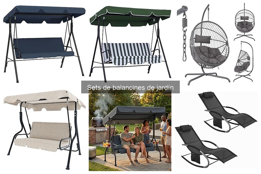 Ventajas de usar un set de balancines de jardín