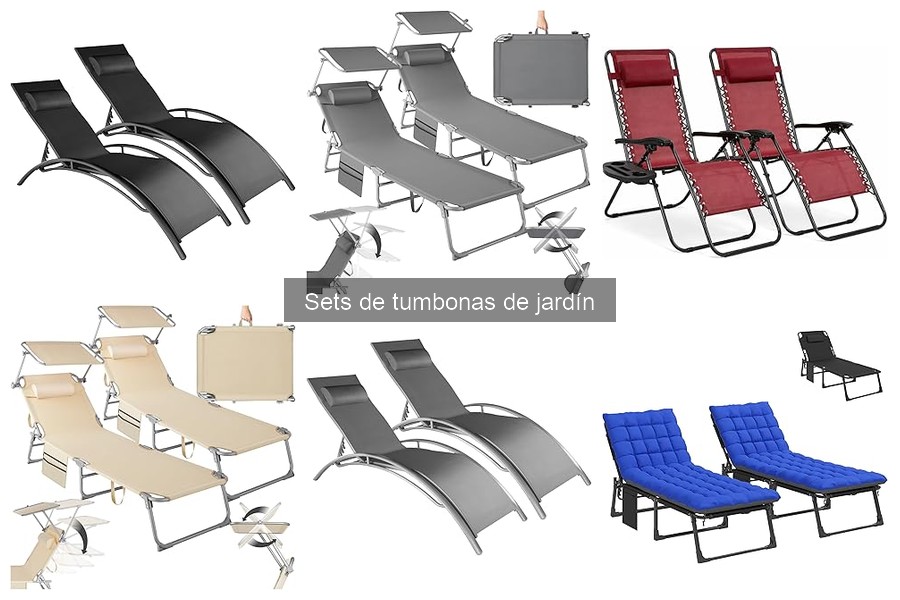 Ventajas de usar un set de tumbonas en el jardín