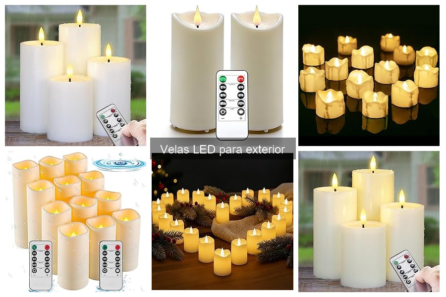 Ventajas de usar velas LED en exteriores para tu hogar