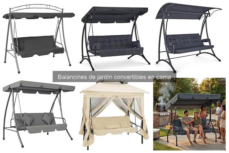 ** Ventajas y desventajas de balancines de jardín convertibles en cama