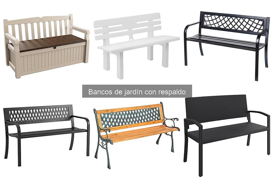 Ventajas y desventajas de bancos de jardín con respaldo