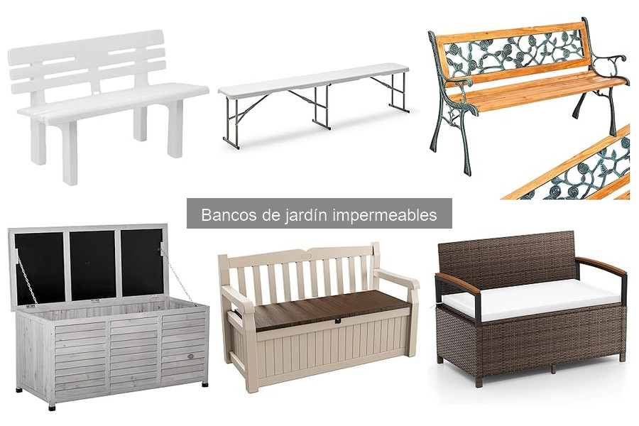 Ventajas y desventajas de bancos de jardín impermeables