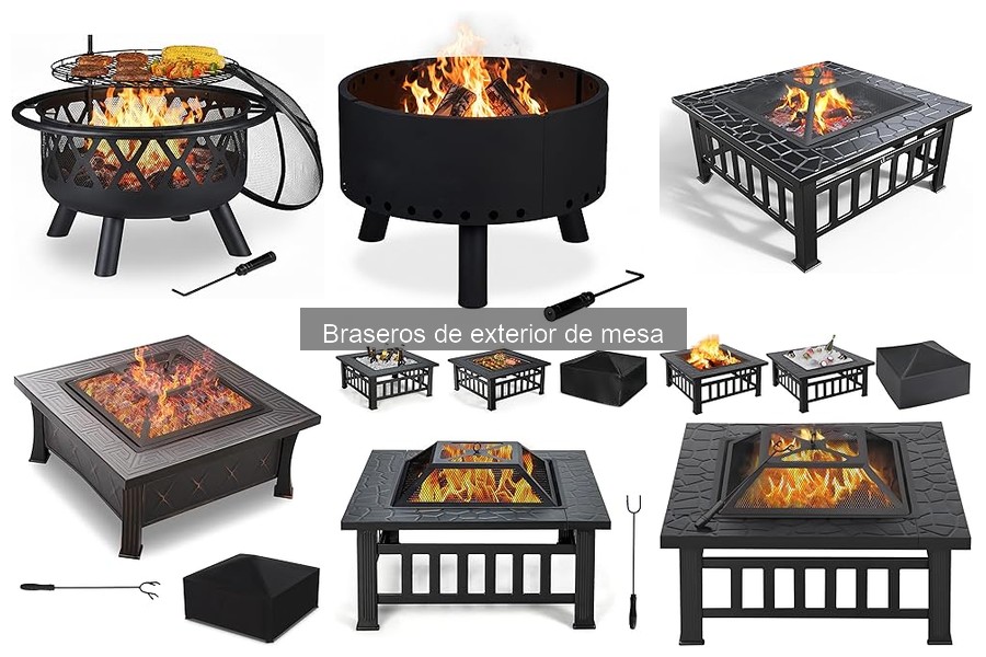 Ventajas y desventajas de braseros de exterior de mesa