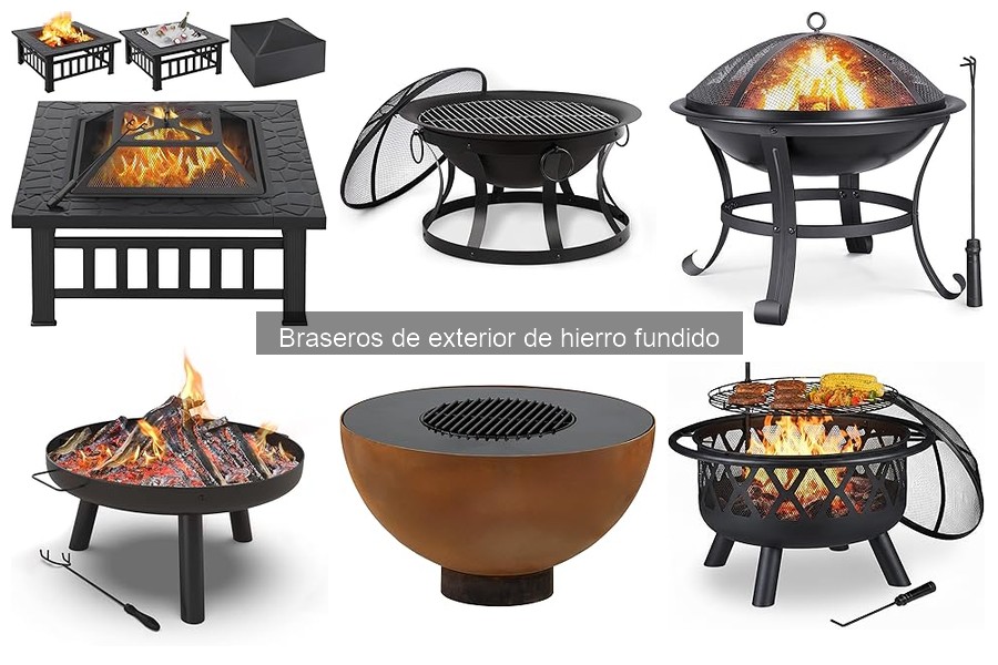 Ventajas y desventajas de braseros de hierro fundido