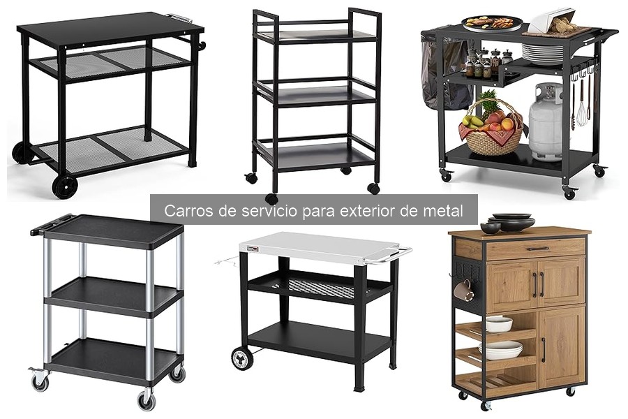 Ventajas y desventajas de carros de servicio de metal