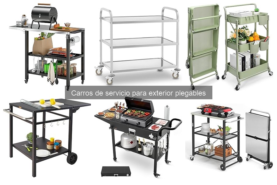 Ventajas y desventajas de carros de servicio plegables