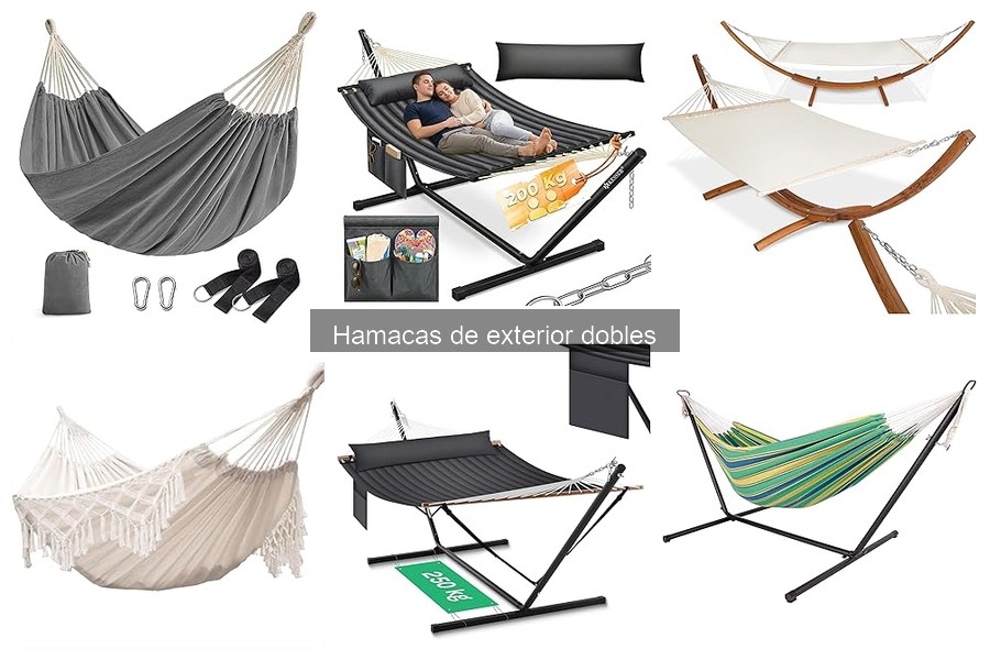 Ventajas y desventajas de las hamacas de exterior dobles