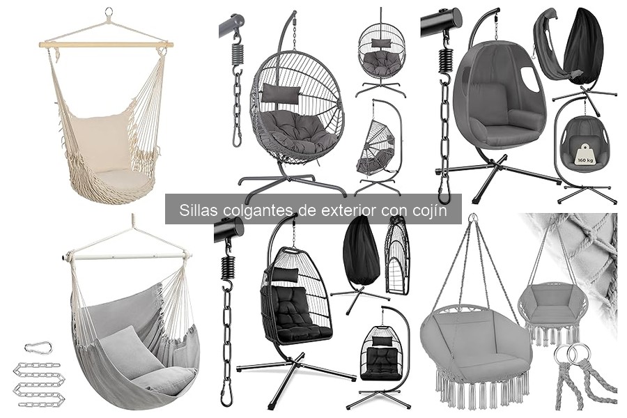 Ventajas y desventajas de las sillas colgantes para exteriores