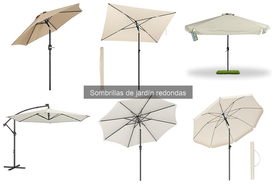 Ventajas y desventajas de las sombrillas de jardín redondas