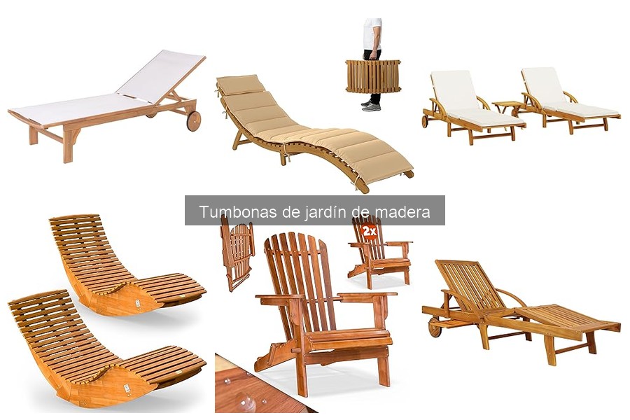 Ventajas y desventajas de las tumbonas de jardín de madera