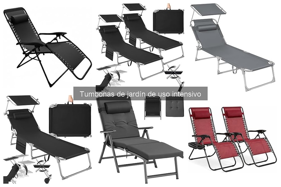 Ventajas y desventajas de las tumbonas de jardín de uso intensivo