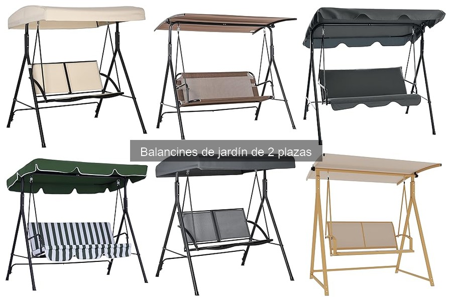Ventajas y desventajas de los balancines de jardín de 2 plazas