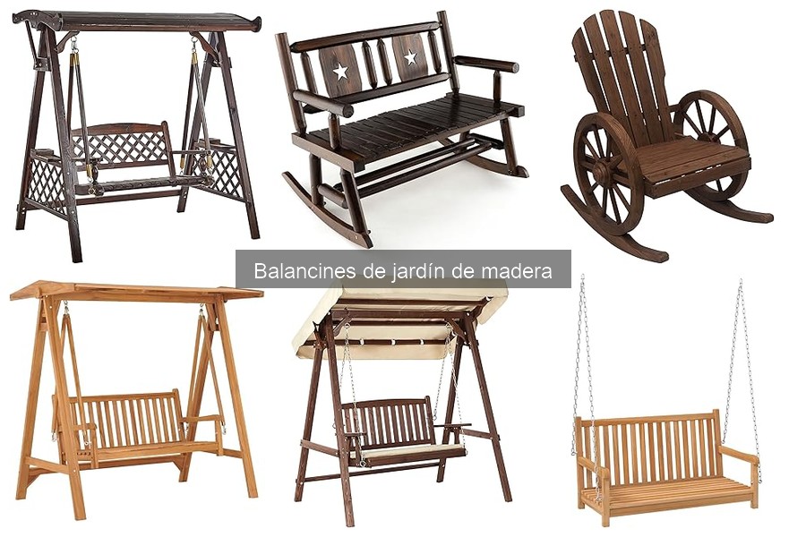 Ventajas y desventajas de los balancines de jardín de madera