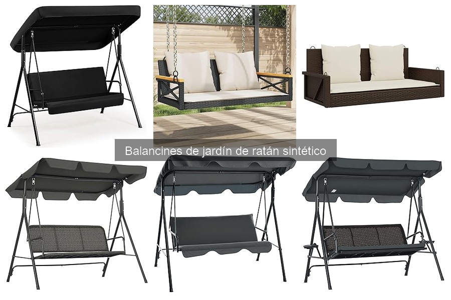 Ventajas y desventajas de los balancines de jardín de ratán sintético