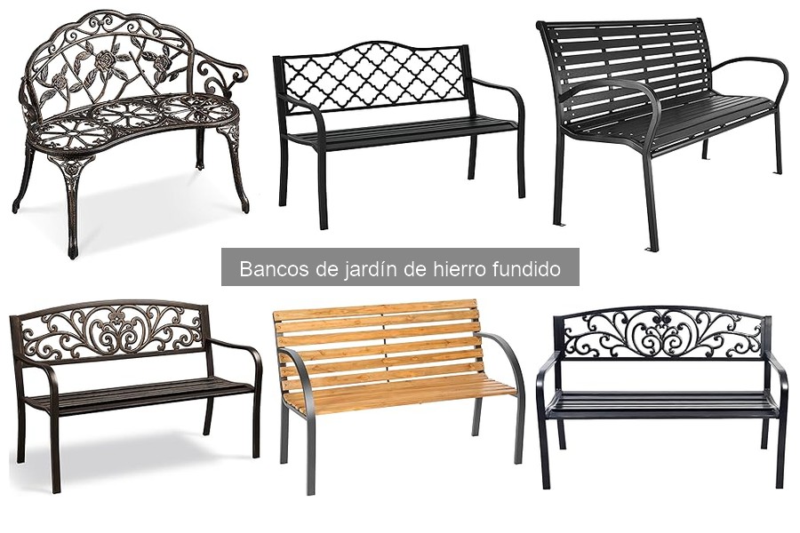 Ventajas y desventajas de los bancos de jardín de hierro fundido