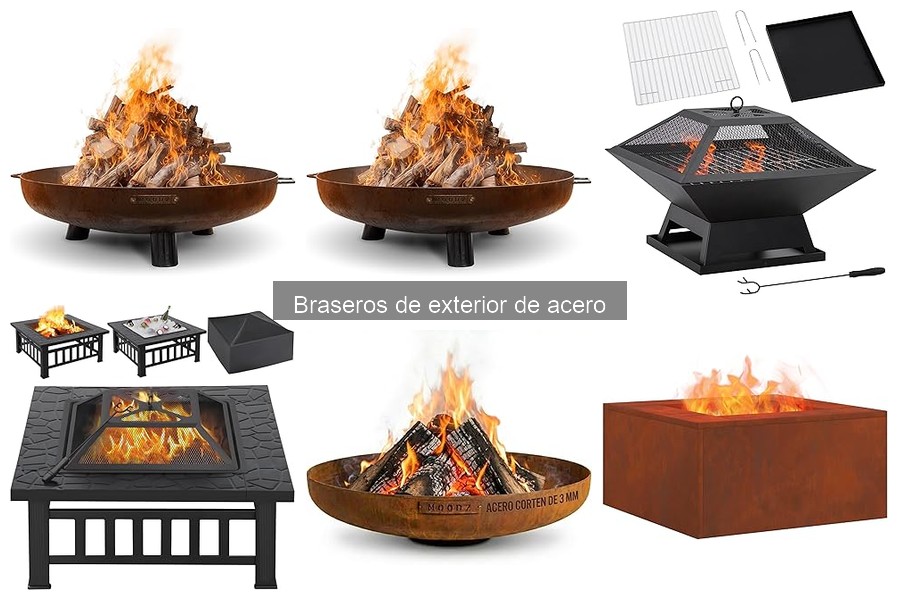 Ventajas y desventajas de los braseros de acero exterior