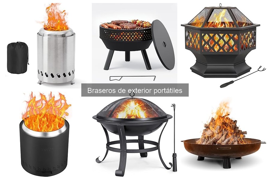Ventajas y desventajas de los braseros de exterior portátiles