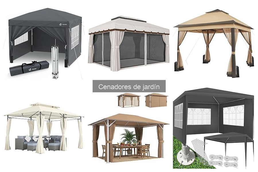 Ventajas y desventajas de los cenadores de jardín