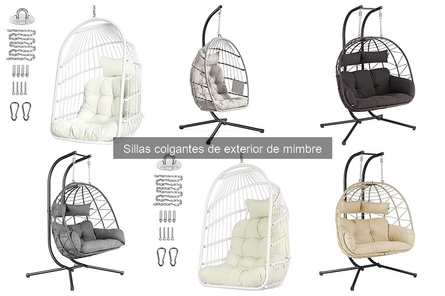 Ventajas y desventajas de sillas colgantes de mimbre